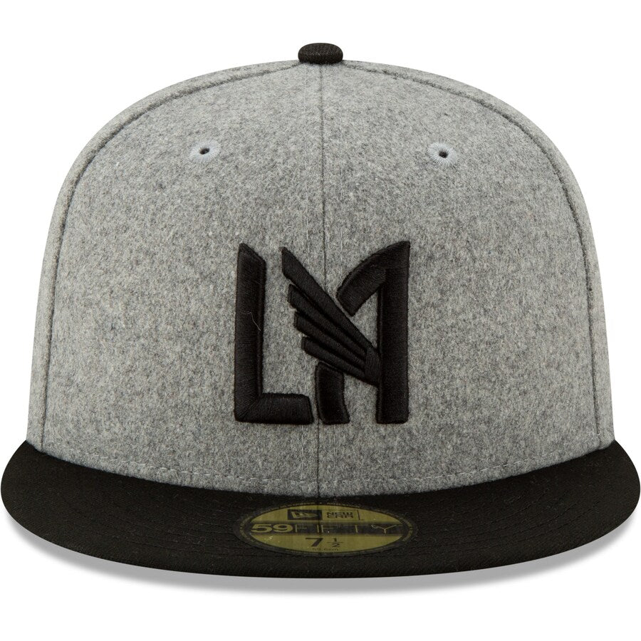 New Era LAFC Gray Melton 59FIFTY Fitted Hat-GREY