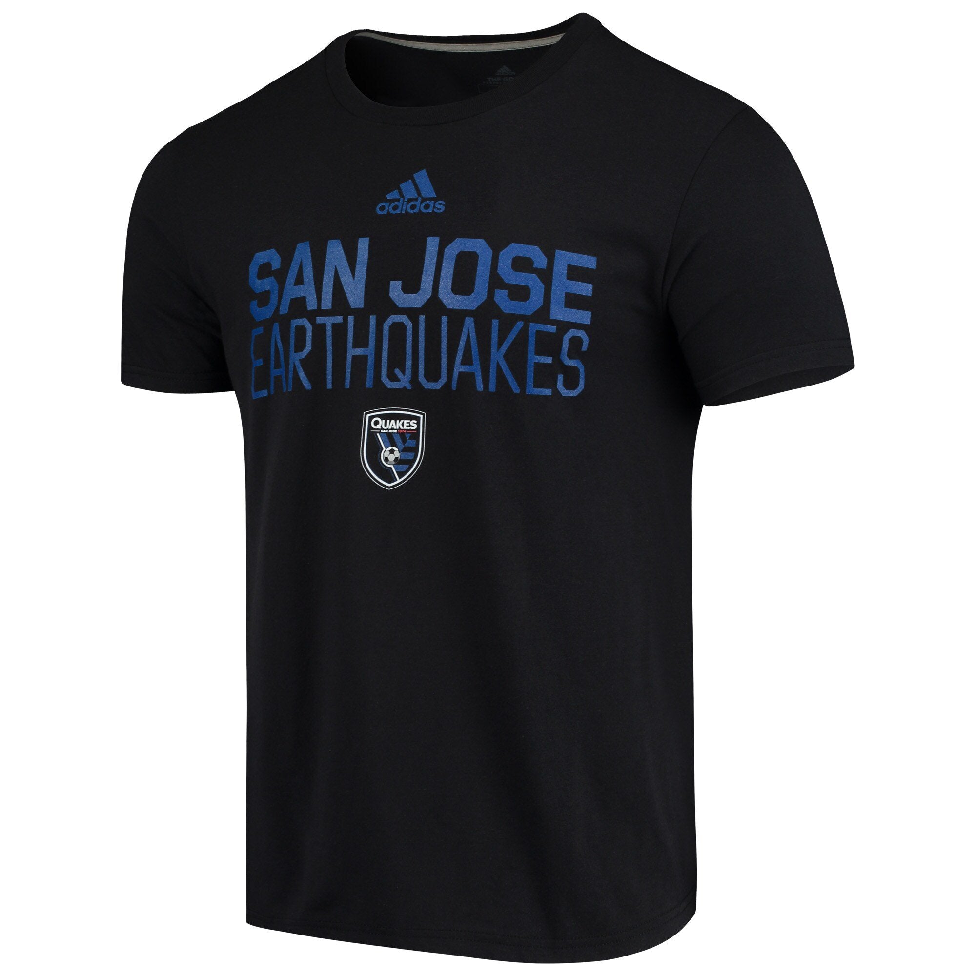 Adidas San Jose Earthquakes Climalite Short Sleeve T-Shirt - Black