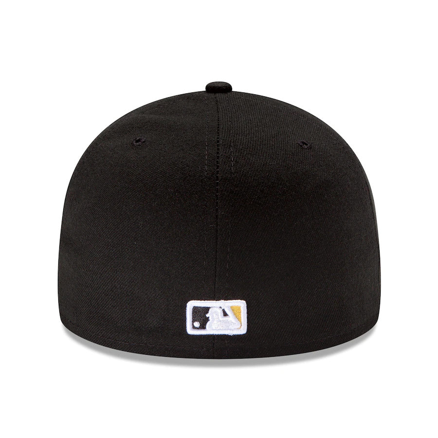 Pittsburgh Pirates AUTHENTIC COLLECTION LOW PROFILE 59FIFTY-black/yellow Nvsoccer.com Thecoliseum