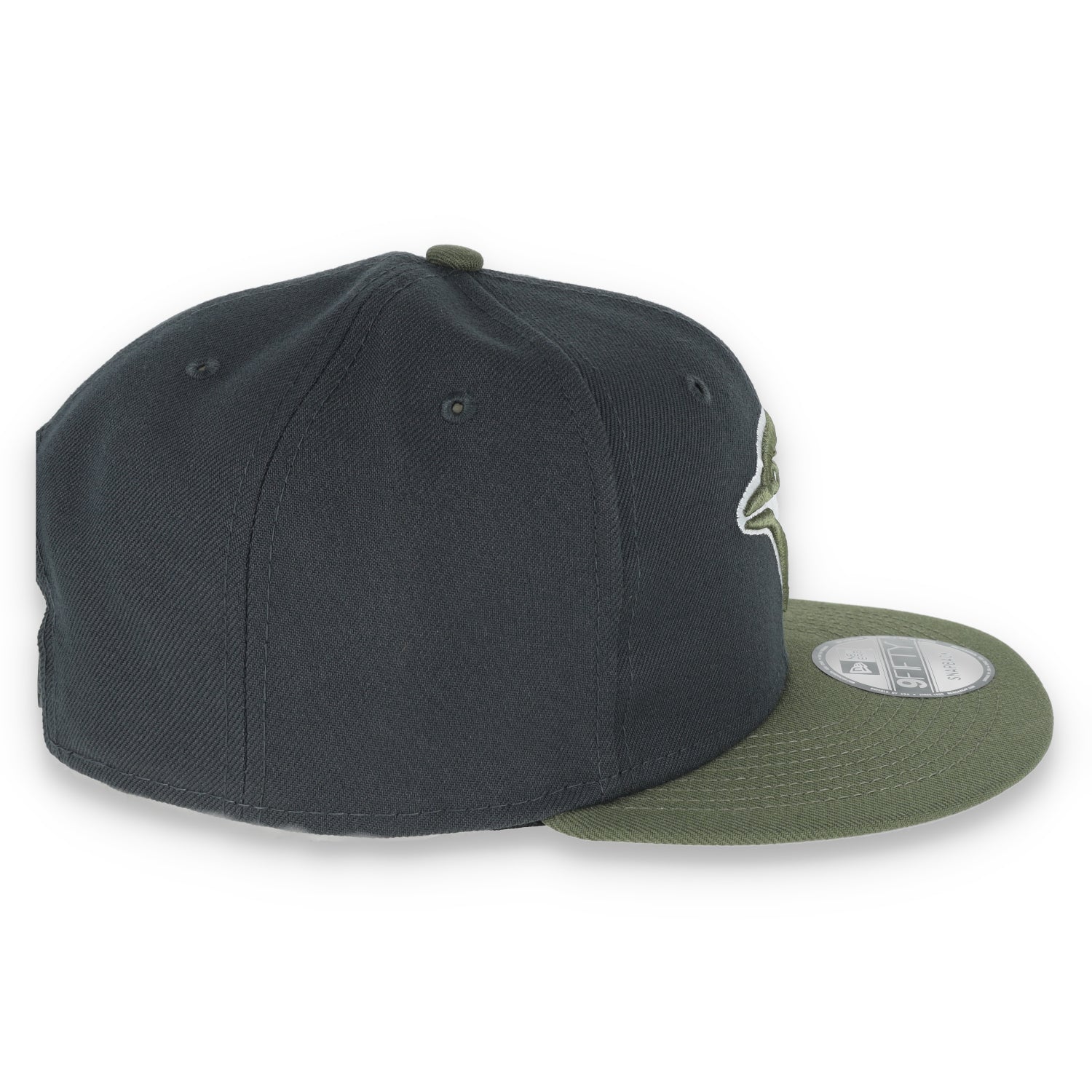 New Era Toronto Blue Jays 2-Tone Color Pack 9FIFTY Snapback Hat-Grey/Olive