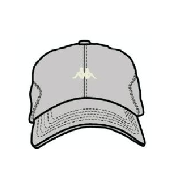 KAPPA Authentic Meppel Adjustable Hat-GREY SILVER-VIOLET BLOOM-BEIGE NATURAL