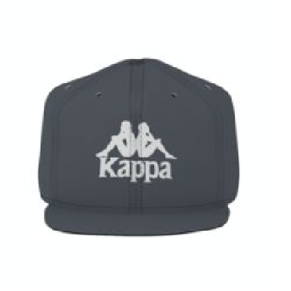 Kappa Authentic Bzadem Snapback Hat-BLACK/GREY