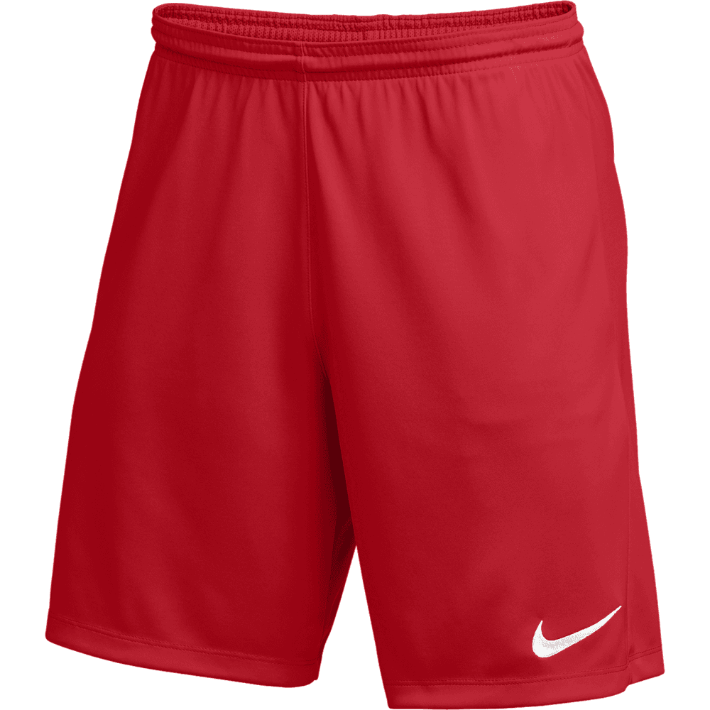 Nike Men's Dri-FIT Park III Shorts - University Red/White