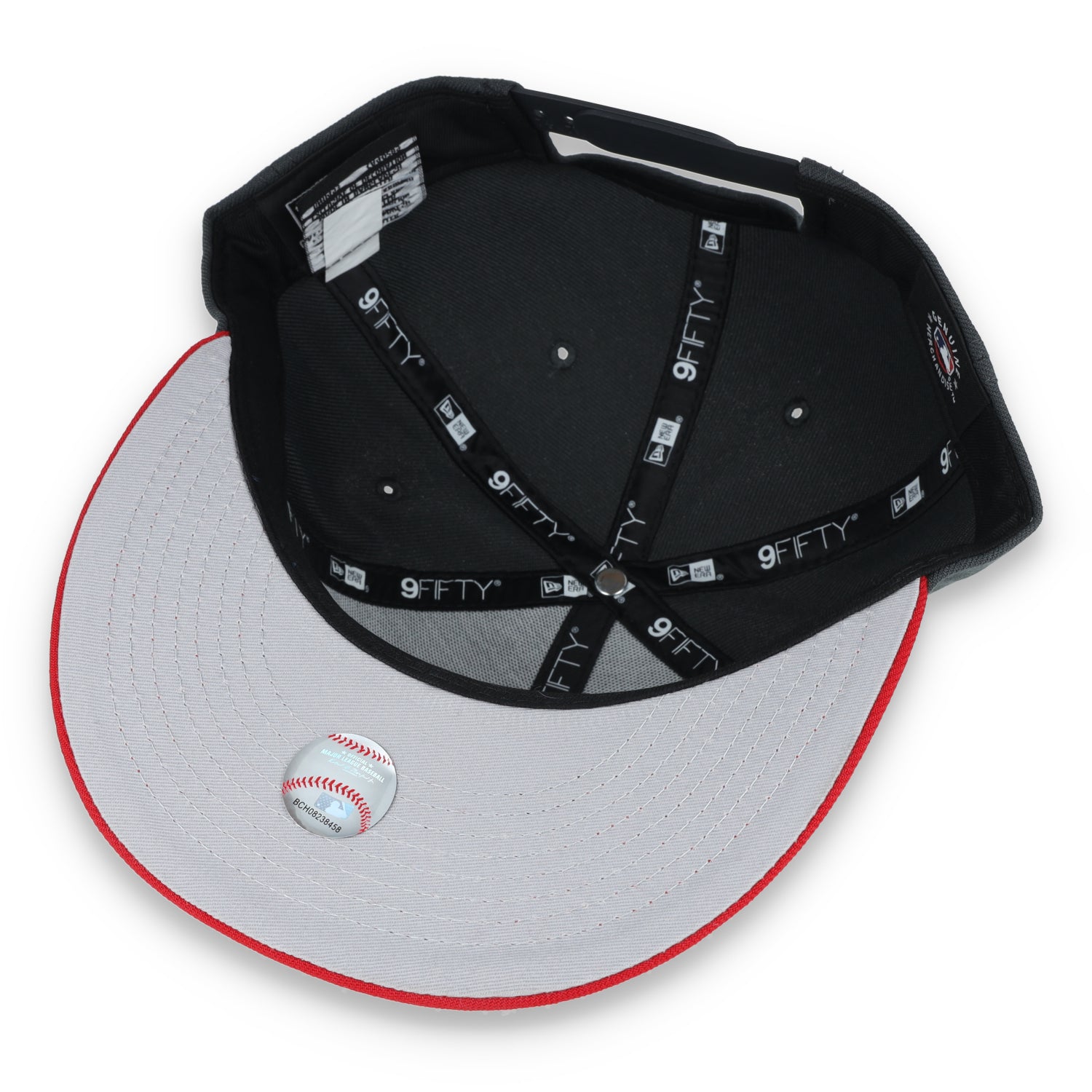 New York Yankees 2-Tone Color Pack 9FIFTY Snapback Hat- Grey/Scarlet