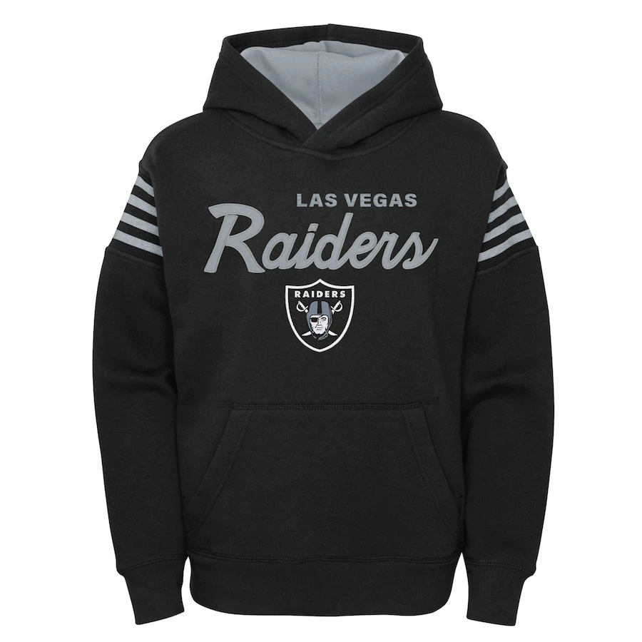 Las Vegas Raiders Youth The Champ Is Here Pullover Hoodie - Black