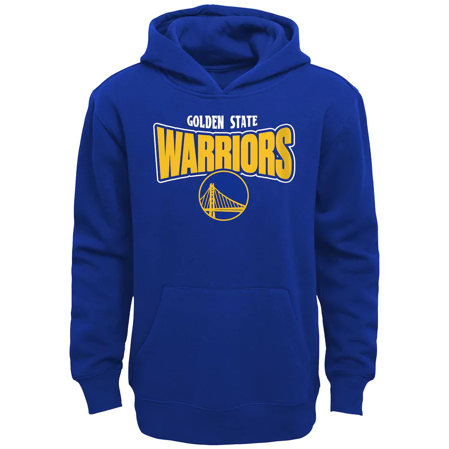 Youth Golden State Warriors Royal Draft Pick Pullover Hoodie